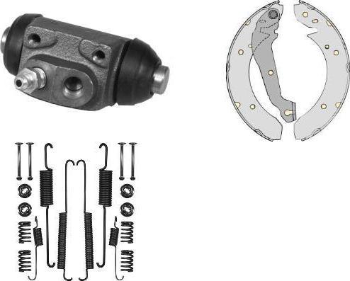 MGA K612452 - Комплект спирачна челюст vvparts.bg