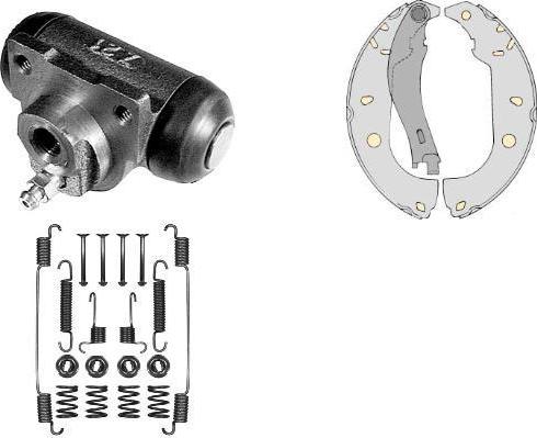 MGA K635124 - Комплект спирачна челюст vvparts.bg