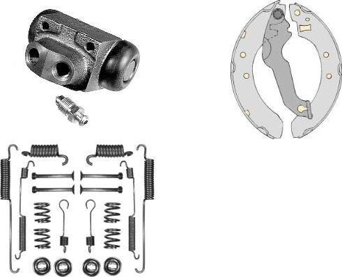 MGA K632463 - Комплект спирачна челюст vvparts.bg