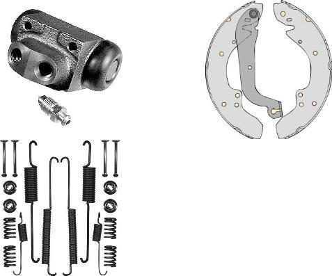 MGA K622463 - Комплект спирачна челюст vvparts.bg