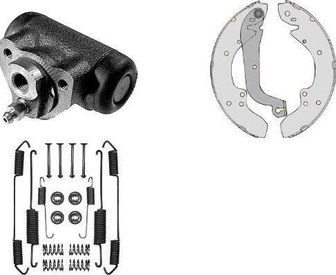 MGA K622756 - Комплект спирачна челюст vvparts.bg