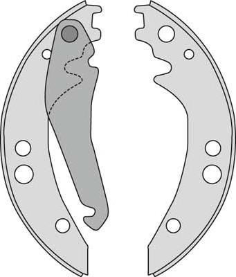 MGA K806270 - Комплект спирачна челюст vvparts.bg