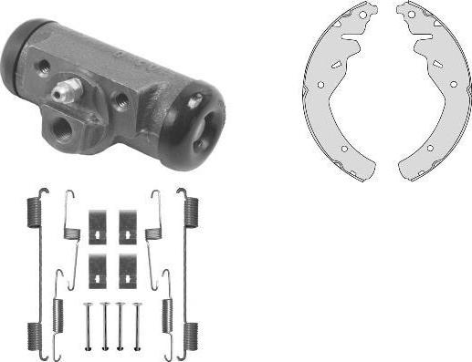 MGA K801840 - Комплект спирачна челюст vvparts.bg