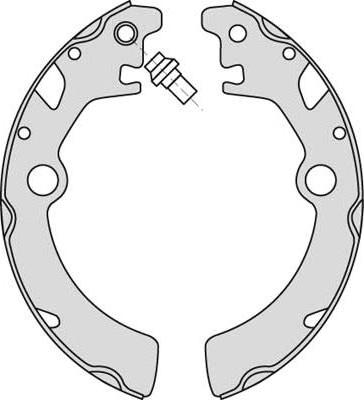 MGA M815 - Комплект спирачна челюст vvparts.bg