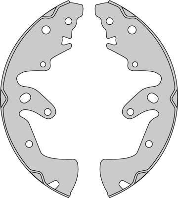 MGA M879 - Комплект спирачна челюст vvparts.bg