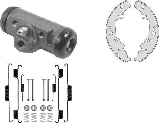 MGA K739840 - Комплект спирачна челюст vvparts.bg