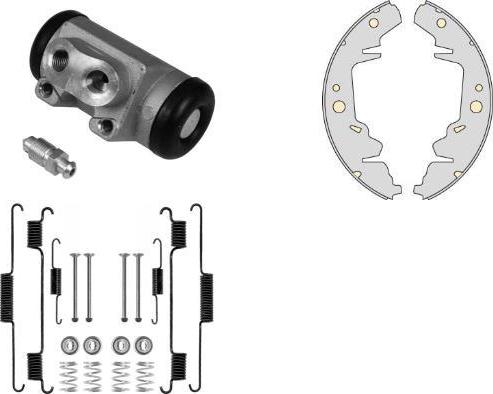 MGA K739875 - Комплект спирачна челюст vvparts.bg