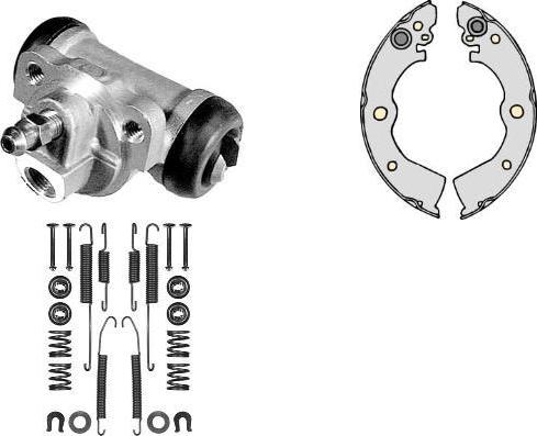 MGA K733320 - Комплект спирачна челюст vvparts.bg