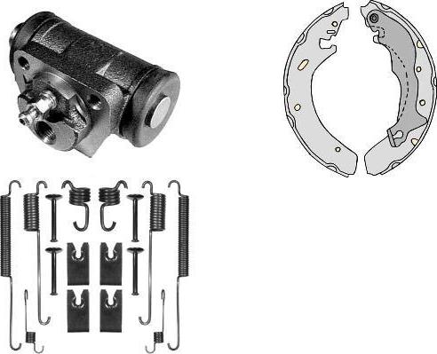 MGA K721474 - Комплект спирачна челюст vvparts.bg