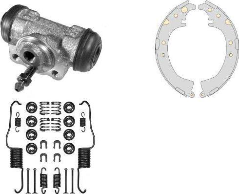 MGA K770344 - Комплект спирачна челюст vvparts.bg