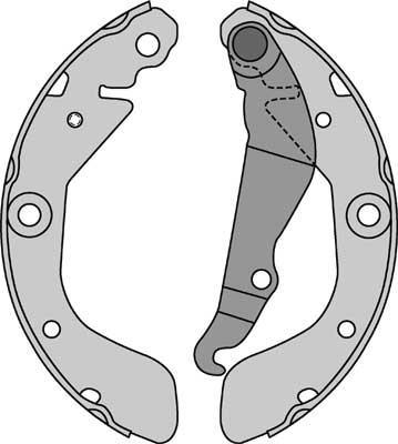 MGA M951 - Комплект спирачна челюст vvparts.bg