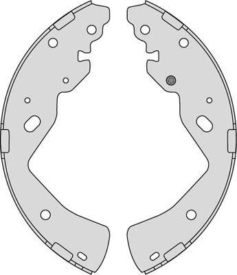 MGA M965 - Комплект спирачна челюст vvparts.bg