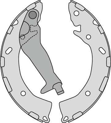 MGA M919 - Комплект спирачна челюст vvparts.bg