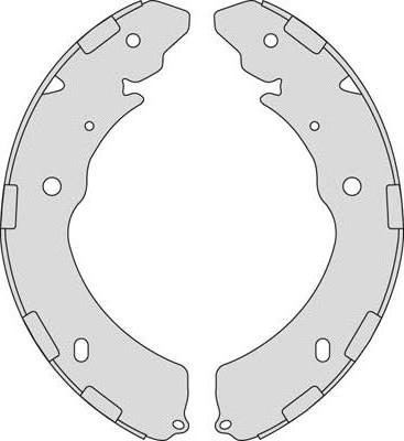 MGA M930 - Комплект спирачна челюст vvparts.bg