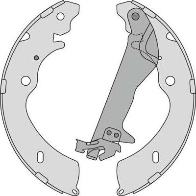 MGA M929 - Комплект спирачна челюст vvparts.bg