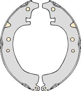 MGA M653 - Комплект спирачна челюст vvparts.bg