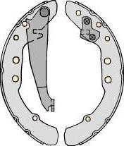 MGA M677 - Комплект спирачна челюст vvparts.bg