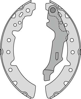 MGA M816 - Комплект спирачна челюст vvparts.bg