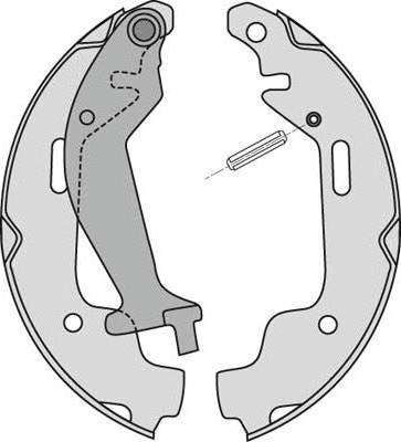 MGA M810 - Комплект спирачна челюст vvparts.bg