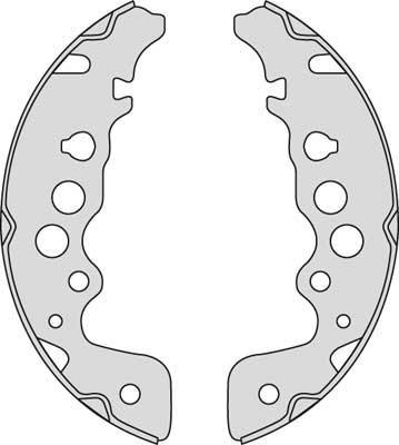 MGA M813 - Комплект спирачна челюст vvparts.bg