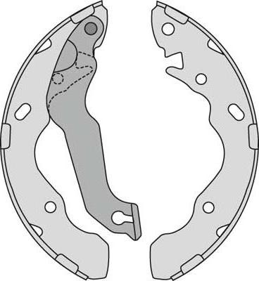 MGA M795 - Комплект спирачна челюст vvparts.bg