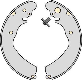 MGA M742 - Комплект спирачна челюст vvparts.bg