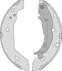 MGA M761 - Комплект спирачна челюст vvparts.bg