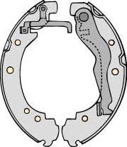 MGA M718 - Комплект спирачна челюст vvparts.bg