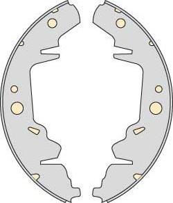 MGA M739 - Комплект спирачна челюст vvparts.bg