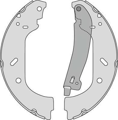 MGA M730 - Комплект спирачна челюст vvparts.bg