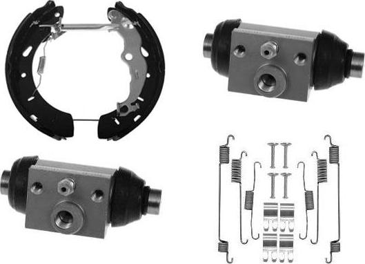 MGA PM937007 - Комплект спирачна челюст vvparts.bg