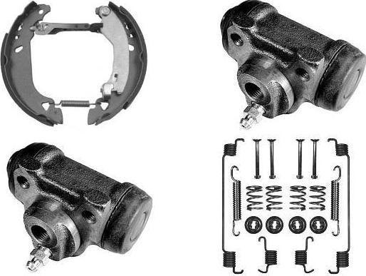 MGA PM636134 - Комплект спирачна челюст vvparts.bg