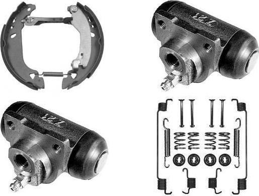 MGA PM636124 - Комплект спирачна челюст vvparts.bg