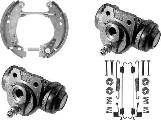 MGA PM623760 - Комплект спирачна челюст vvparts.bg