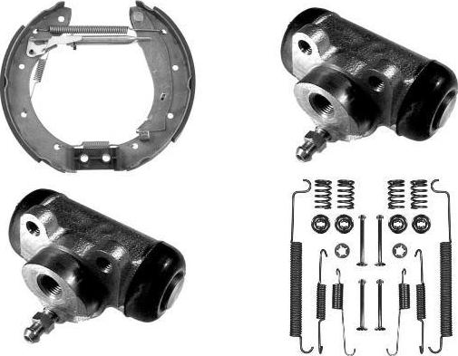 MGA PM750791 - Комплект спирачна челюст vvparts.bg