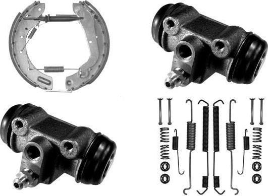 MGA PM762498 - Комплект спирачна челюст vvparts.bg