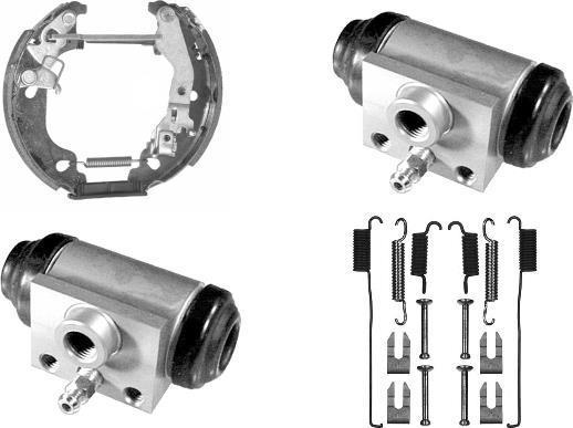 MGA PM786135 - Комплект спирачна челюст vvparts.bg