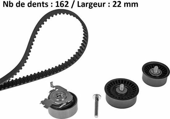 MGA X495H2 - Комплект ангренажен ремък vvparts.bg