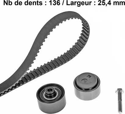 MGA X482H1 - Комплект ангренажен ремък vvparts.bg