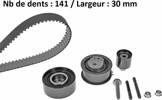 MGA X587H1 - Комплект ангренажен ремък vvparts.bg