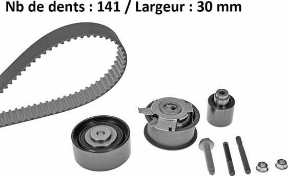 MGA X587H1 - Комплект ангренажен ремък vvparts.bg