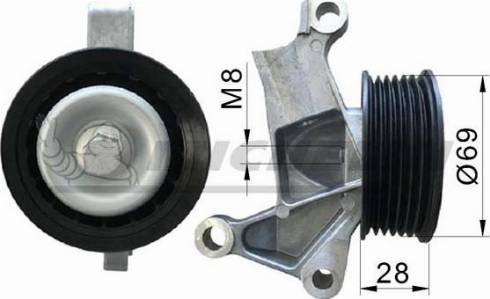 MICHELIN EngineParts SMAMP04180 - Паразитна / водеща ролка, пистов ремък vvparts.bg