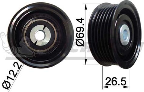 MICHELIN EngineParts SMAMP06044 - Паразитна / водеща ролка, пистов ремък vvparts.bg