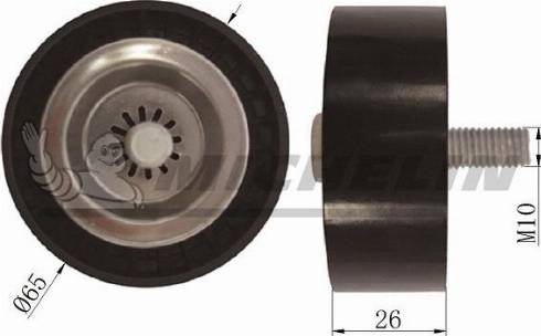 MICHELIN EngineParts SMAMP01060 - Паразитна / водеща ролка, пистов ремък vvparts.bg