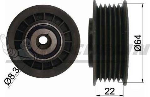 MICHELIN EngineParts SMAMP01020 - Паразитна / водеща ролка, пистов ремък vvparts.bg