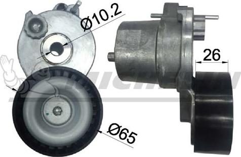 MICHELIN EngineParts SMAMP01363 - Ремъчен обтегач, пистов ремък vvparts.bg