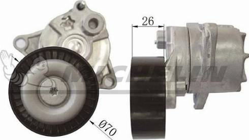 MICHELIN EngineParts SMAMP01324 - Ремъчен обтегач, пистов ремък vvparts.bg