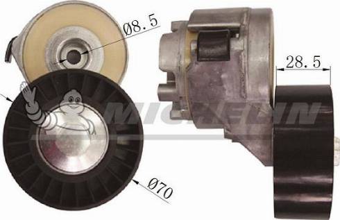 MICHELIN EngineParts SMAMP03385 - Ремъчен обтегач, пистов ремък vvparts.bg