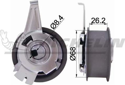 MICHELIN EngineParts SMAMP02440 - Обтяжна ролка, ангренаж vvparts.bg