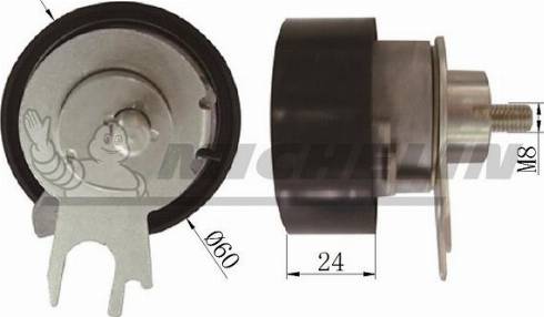 MICHELIN EngineParts SMAMP02303 - Обтяжна ролка, ангренаж vvparts.bg